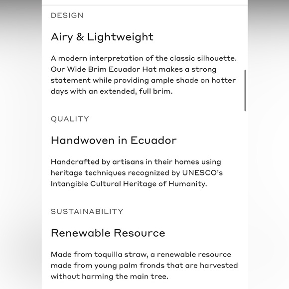 LIKE NEW Cuyana Hat - Picture 9 of 16